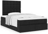 vidaXL Ottoman-Bett mit Matratze Schwarz 120x200 cm Stoff 3313315 Bild 4