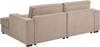 Ecksofa KOLDING Stoff Taupe linksseitig Bild 5