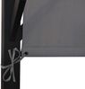 Mendler 'Baia' Pergola, stabiles 6cm-Stahl-Gestell + Schiebedach grau, 4x3 m Bild 5