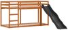 vidaXL Etagenbett mit Rutsche & Leiter Wachsbraun 90x200cm Kiefernholz 3284244 Bild 4