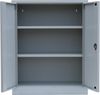 Stahl-Aktenschrank Grau/Anthrazit 530318, abschließbar, 100 x 80 x 38,3 cm Bild 3