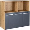 arthur berndt Kinderregal Alessio, Modernes Spielzeugregal mit 3 geräumigen Schubkästen Bild 2