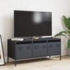 TV-Schrank, TV-Lowboard Anthrazit 101,5x39x43,5 cm Kaltgewalzter Stahl Bild 3