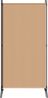vidaXL 3-teiliger Raumteiler Beige 260 x 180 cm Stoff 42039197 Bild 4