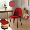 Esszimmerstuhl RAZON - Stoff Rot 45x54x88 cm | Essstühle Esszimmerstühle Küchenstühle Wohnzimmerstühle Bild 3