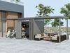 Metall Gerätehaus Style 4,45 m² Spar-Set 3 Alu Grau Bild 2