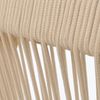 Aluminium Lounge-Set HWC-P82, Gartengarnitur Balkon-Set Stuhl Tisch, Stoff/Textil (220g/m²) ~ Holz-Optik creme Bild 5