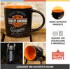 Nostalgic-Art Retro Kaffeebecher, 330 ml, Harley-Davidson – Genuine Logo – Geschenk-Idee für Biker, Original Lizenzprodukt (OLP), Keramik-Tasse für Kaffee, Vintage Design Bild 3