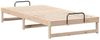 vidaXL Bettrahmen Braun 100 x 210 cm Massives Kiefernholz 873163 Bild 4