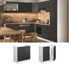 Spülenunterschrank R-Line Anthrazit Landhaus 80 cm , AP Anthrazit Vicco Bild 2