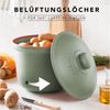 RÖMERTOPF Römertopf Frische-Topf MAXI PLUS - Kartoffeln Aufbewahrung 5,5 Liter, (Frischetopf & Deckel) Bild 4