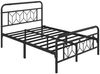 Yaheetech Metallbett, Vintage Bettrahmen mit Hohem Kopfteil, Bettgestell Bild 1
