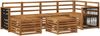 vidaXL Ecksofa Set 6 pcs Natur Massivholz Akazie 3384590 Bild 2