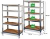 ONDIS24 Schwerlastregal Steckregal Metallregal Basti 70 x 30 verzinkt, 2-tlg, steckbar, robust Bild 4
