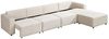 HOME DELUXE Modulares Schlafsofa VINA Beige - 380 x 168 cm Bild 4