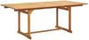 vidaXL 7-tlg. Garten-Essgruppe Stoff und Massivholz Blattmuster 3281740 Bild 5