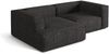 Micadoni Ecksofa Nuria 3-Sitzer Links Boucle Anthrazit Bild 3