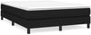 vidaXL Boxspringbett mit Matratze Schwarz 140x200 cm Stoff 3144079 Bild 2