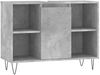vidaXL Badschrank Betongrau 80x33x60 cm Holzwerkstoff 831632 Bild 2