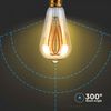 LED Leuchtmittel 4,8 Watt, E27, 300 Lumen, warmweiß, DxH 6,4x14,3 cm Bild 4