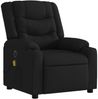 vidaXL Massagesessel Elektrisch Schwarz Stoff 3206572 Bild 4
