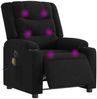 vidaXL Massagesessel Elektrisch Schwarz Stoff 3206572 Bild 3
