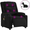 vidaXL Massagesessel Elektrisch Schwarz Stoff 3206572 Bild 2