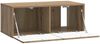 vidaXL Wandmontierter TV-Schrank 59,5 x 41 x 30 cm Artisan-Eiche 898854 Bild 2