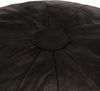 vidaXL Pouf Schwarz 40 x 35 cm Echtes Ziegenleder 248131 Bild 2