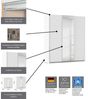 OTTO home Schwebetürenschrank Kleiderschrank Schrank Schlafzimmerschrank Garderobe AGORDO (Breiten 203/271/315/360 cm in drei Griff-Farben - NEU: Farbe SCHWARZ) Top Innenausstattung, in 4 Breiten und 2 Höhen MADE IN GERMANY Bild 3