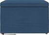 vidaXL Hocker Blau 61 x 41 x 40 cm Stoff und Pressholz 876763 Bild 4