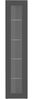 Vitrine >Benevent< in Anthrazit matt - 40x180x30cm (BxHxT) Bild 2