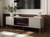 TV-Lowboard Toderko 180 EF mit Kamin (Farbe: Beige) Bild 2