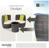 tectake Sitzgruppe Rattan Sitzgruppe, (Set, 4-tlg), mit Aluminiumgestell Bild 4