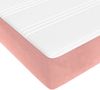 vidaXL Taschenfederkernmatratze Mittel Rosa 180x200x20 cm Samt 347853 Bild 5