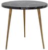 DKD Home Decor Beistelltisch, Aluminium, Braun, Standard Bild 1