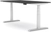 ASSMANN Elektrisch höhenverstellbarer Kinderschreibtisch JUNIOR Curved 140x80cm Anthrazit Signalweiß Metall Holz Bild 4