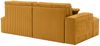 Ecksofa Schlafsofa Sofa VENEDIG Stoff Poso Honiggelb Ottomane Links Bild 5