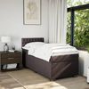 vidaXL Boxspringbett mit Matratze Dunkelbraun 100x200 cm Stoff 3288109 Bild 4