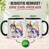 Momentals Tasse Geburtstag – Happy Birthday Einhorn – Geschenk Junge Mädchen Frau Mann, Gratis Versand · Links-&Rechtshänder · Spülmaschinenfest Bild 4