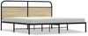 vidaXL Metallbett ohne Matratze Sonoma-Eiche 180x200 cm 3318643 Bild 2