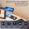 LED Nachttisch 2er Set Weiß Ladefunktion Licht USB Type-C 3 Farben Bild 4