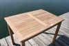 Premium Teak Tisch rechteckig Gartentisch Gartenmöbel Teakmöbel Holztisch 100 cm Bild 2