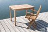 Premium Teak Tisch rechteckig Gartentisch Gartenmöbel Teakmöbel Holztisch 100 cm Bild 3