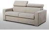 Schlafsofa 3-Sitzer Stoff VIZIR - Beige - Mit Lattenrost: 140 cm - Matratze: 18 cm mit Memory Schaum Bild 5