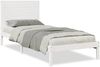 vidaXL Massivholzbett Extra Lang ohne Matratze Weiß 90x210 cm 3309296 Bild 2