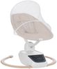 Kikkaboo Babywippe BeMoove elektrisch Moskitonetz Fernbedienung Melodien Timer beige Bild 2