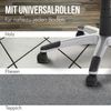 Mendler 'HWC-A71' Chefsessel, Stoff / Textil Wildleder-Optik schwarz, max. 120 kg, FSC® Bild 5