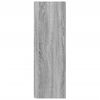 vidaXL Eckregal Grau Sonoma 33x33x100 cm Holzwerkstoff 825829 Bild 5