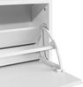 vidaXL Schuhbank Weiß 80x24x45 cm 243050 Bild 5